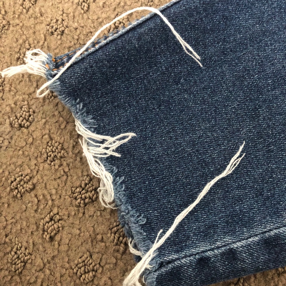 Dark blue skinny jeans with rips - Picture 7 of 9